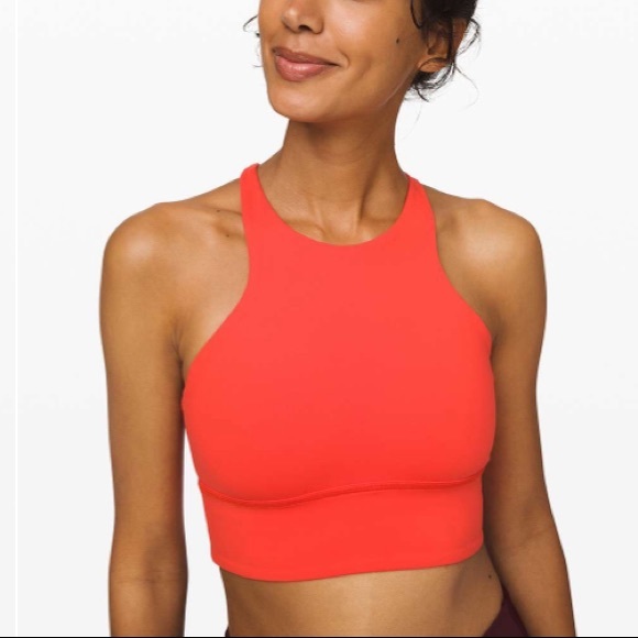 lululemon athletica Other - Lululemon Free To Be Moved Bra High Neck Thermal Red 6